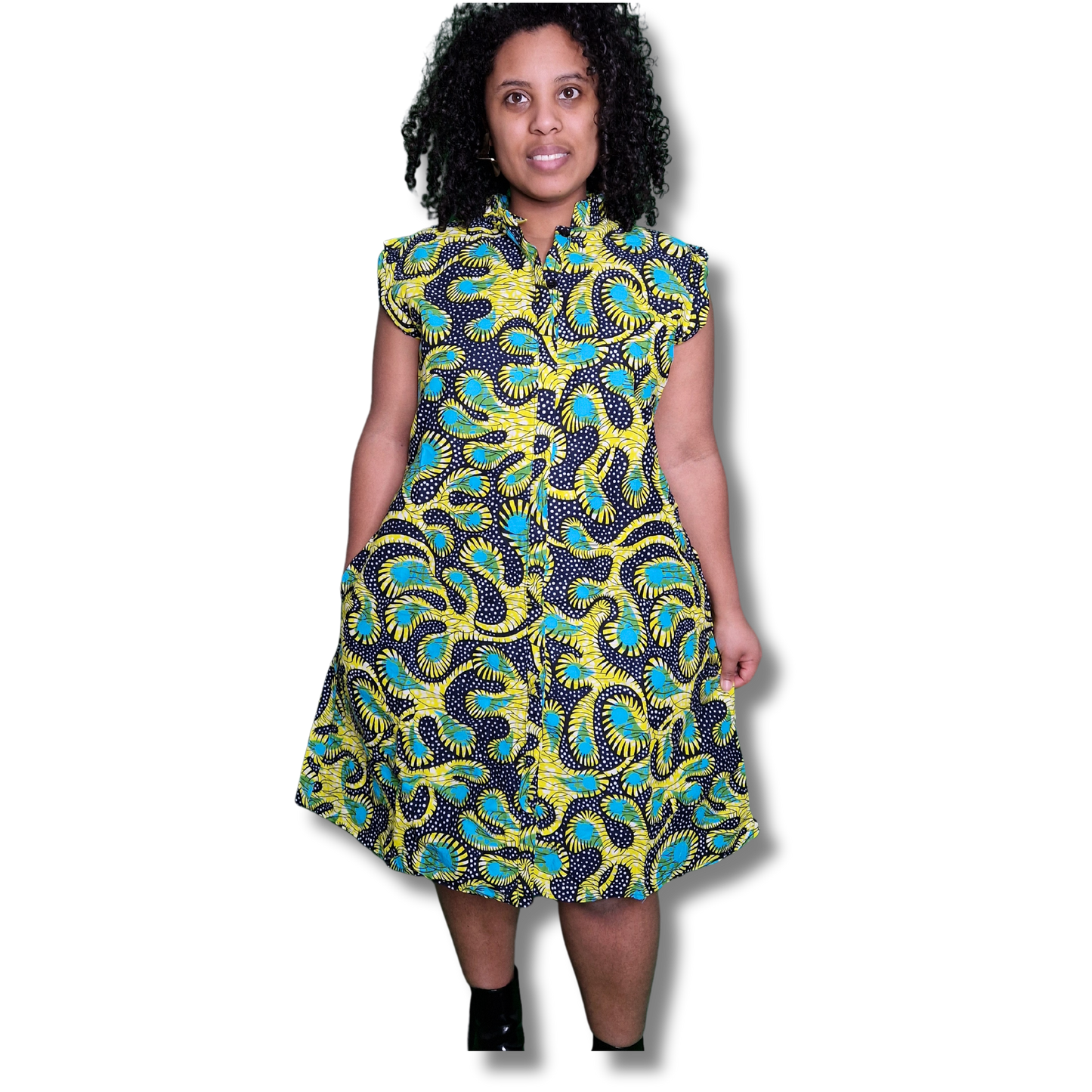 Caribbean sleeveless dress