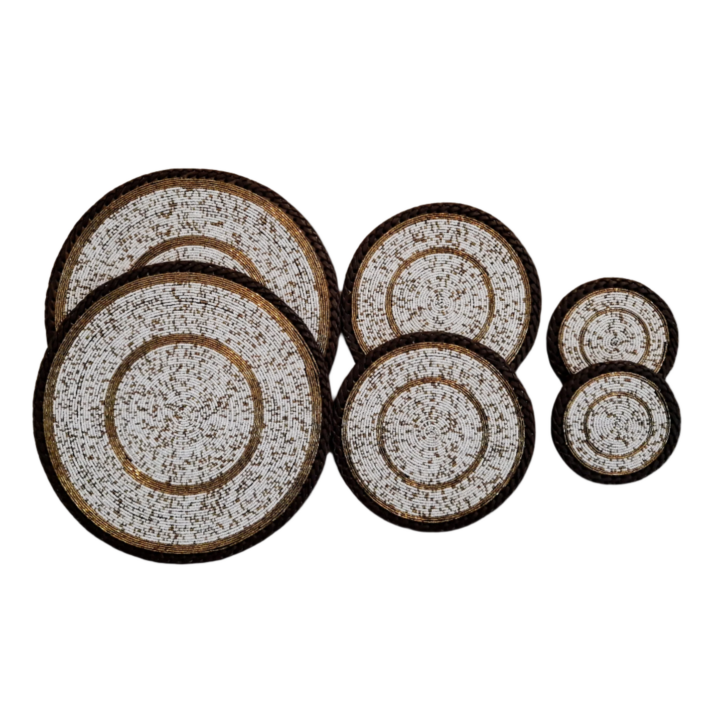 Beaded table mats