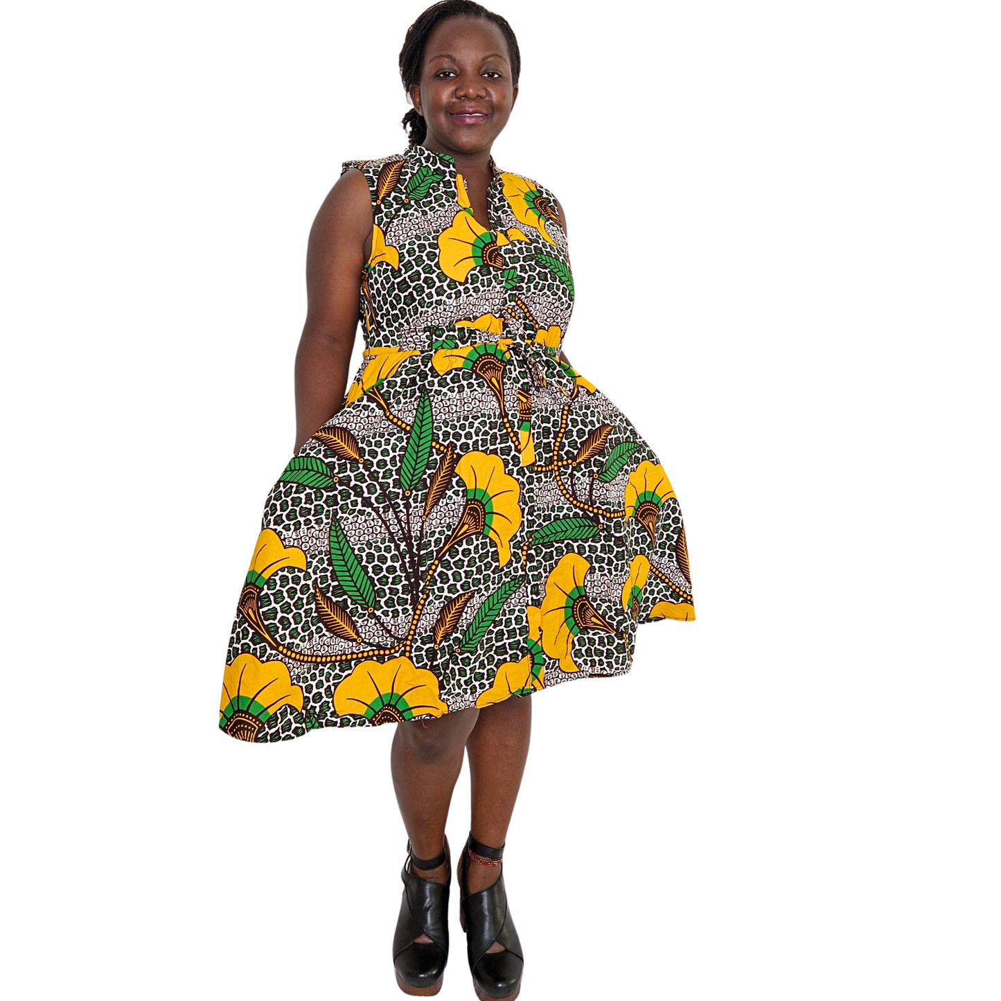 Daylily sleeveless dress