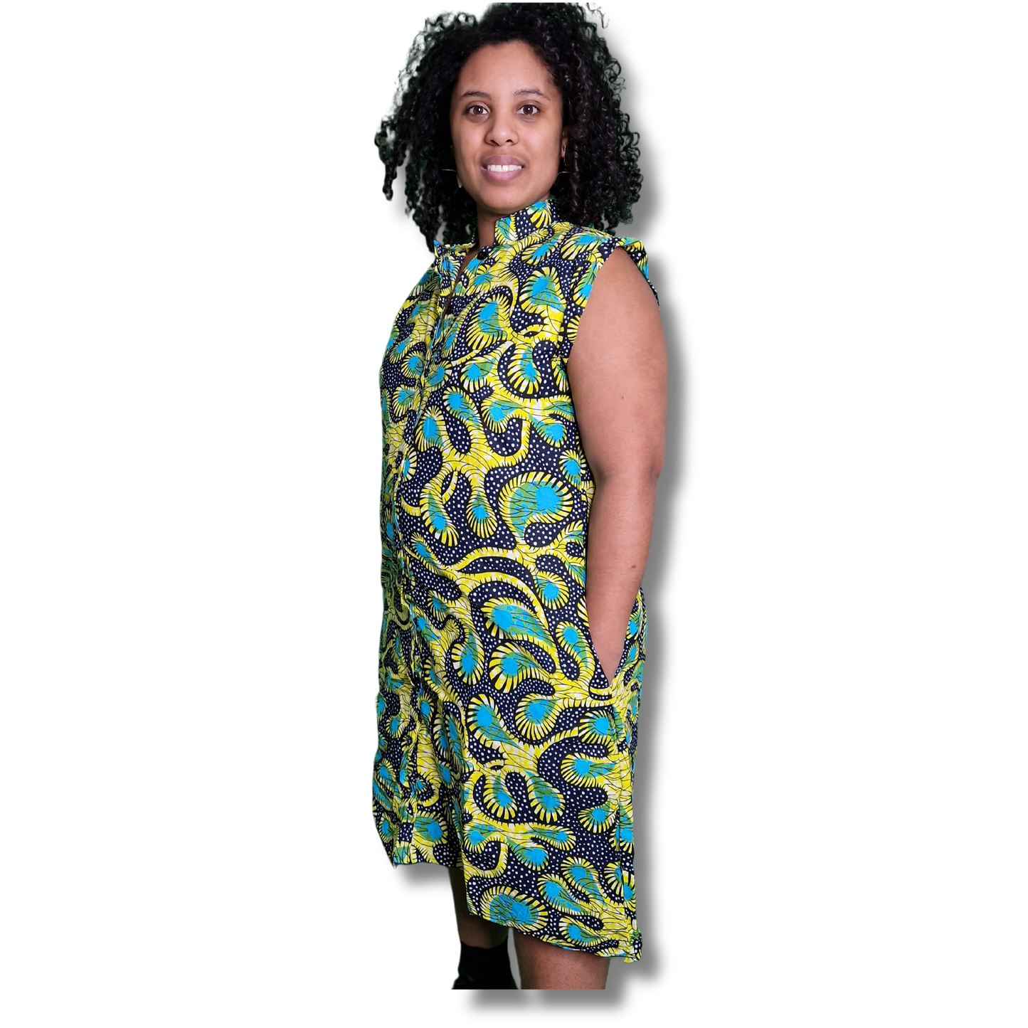 Caribbean sleeveless dress