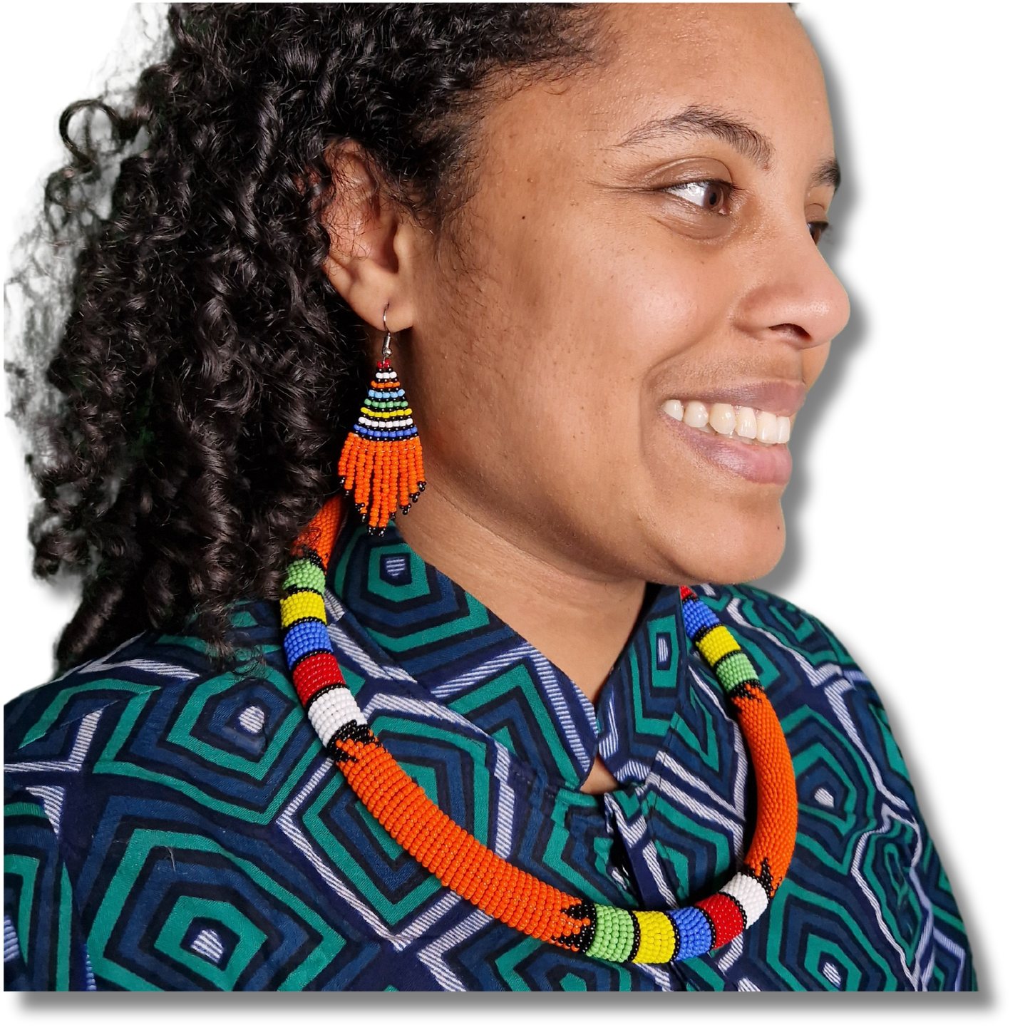 Tangerine Chandelier earrings