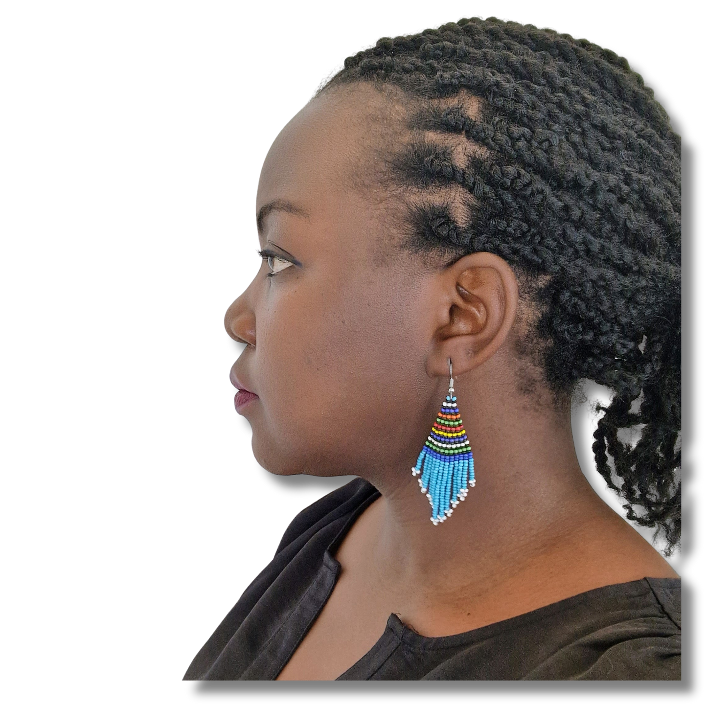 Sky Blue Chandelier earrings