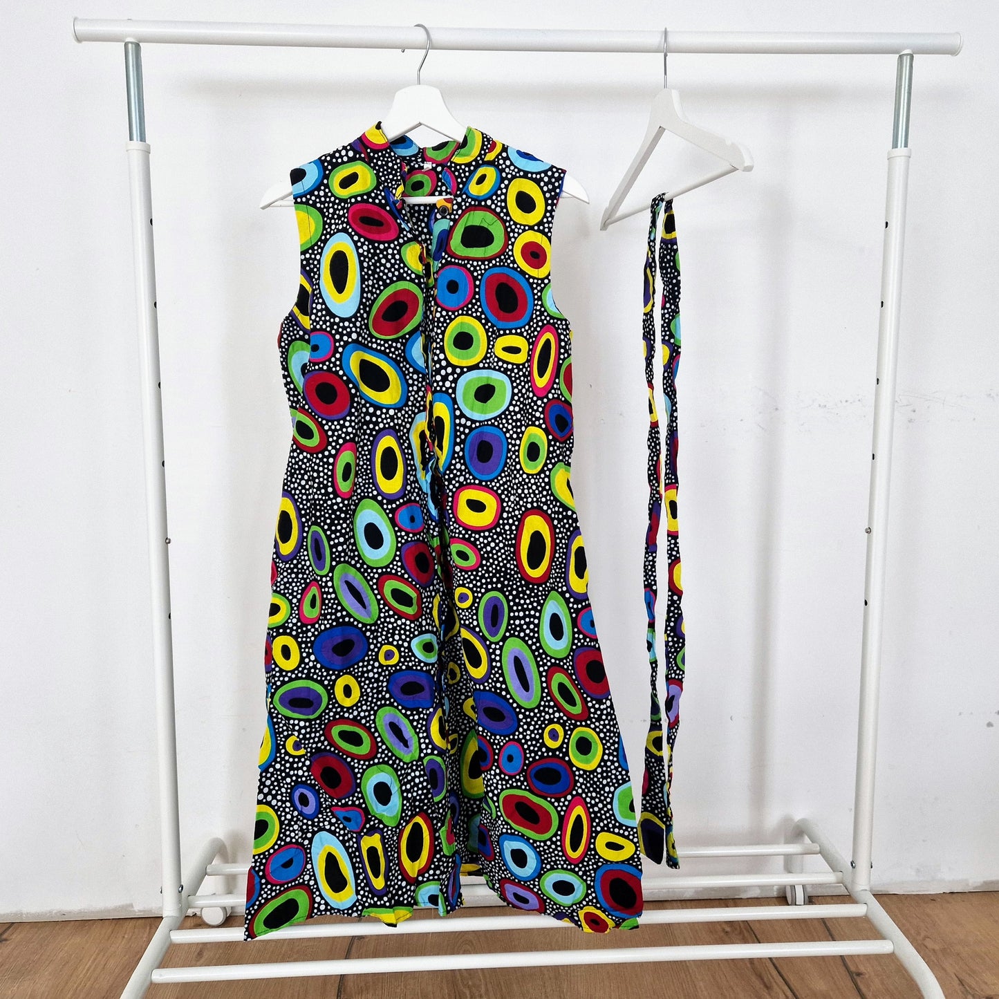 Happy donuts sleeveless dress