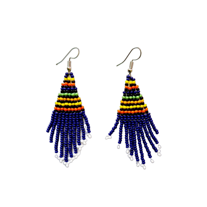 Navy Blue Chandelier earrings