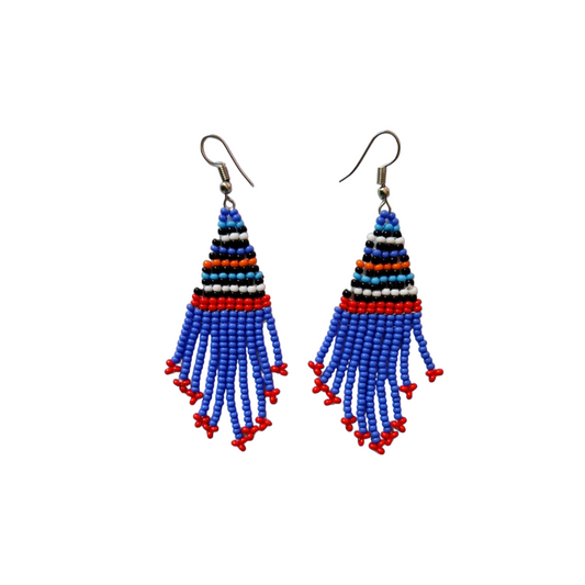 Blue Chandelier earrings