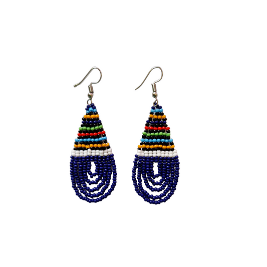 Blue Teardrop earrings