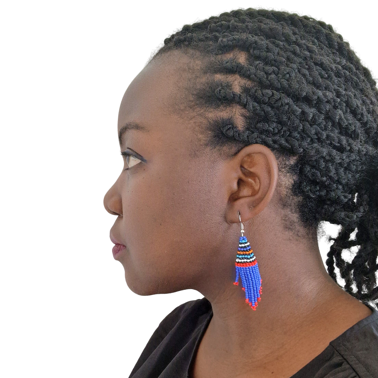 Blue Chandelier earrings