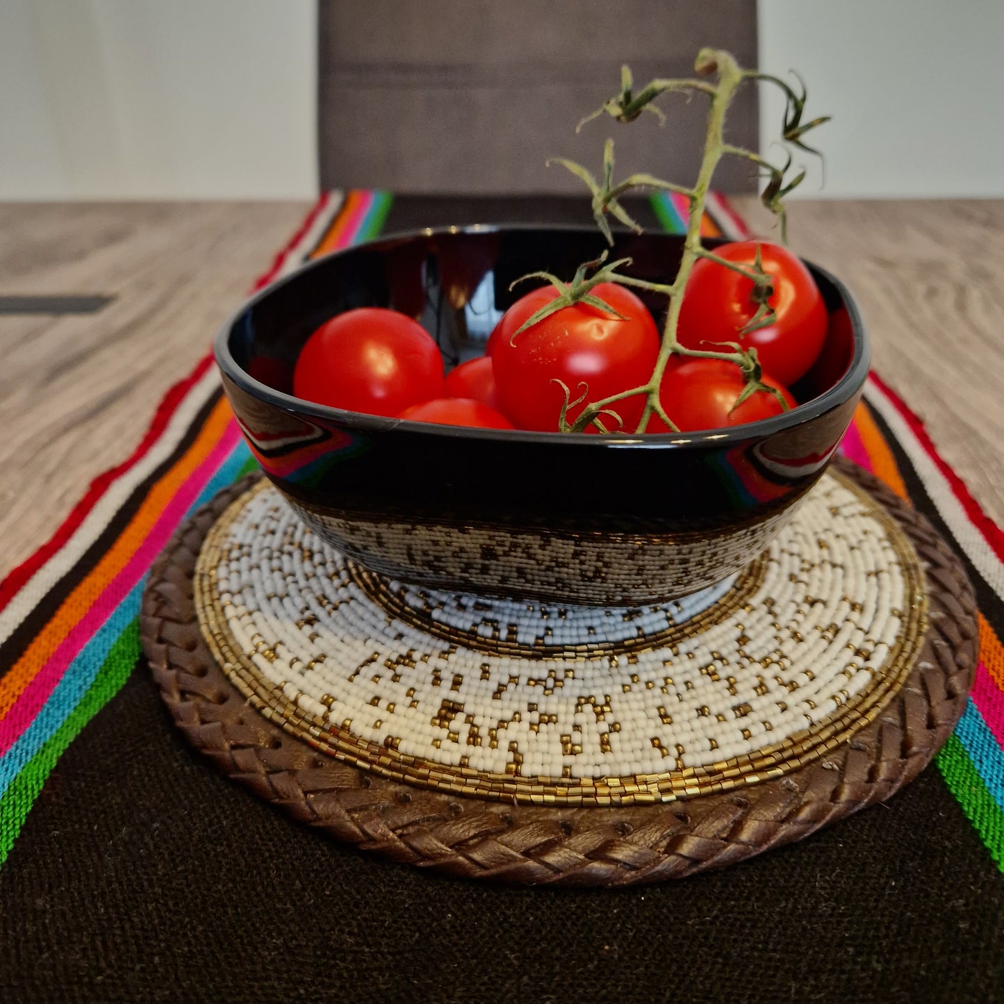 Beaded table mats