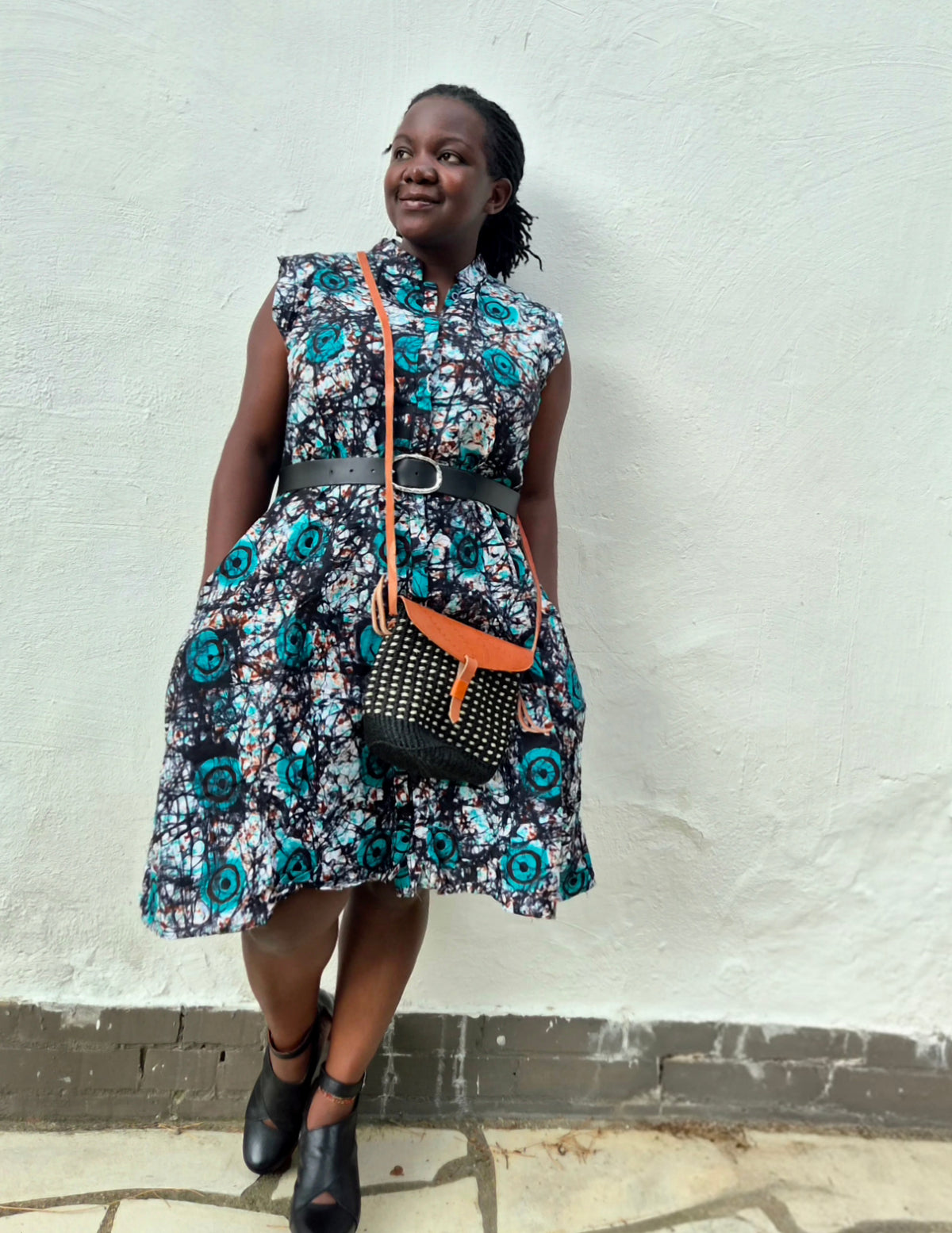 Batik sleeveless dress
