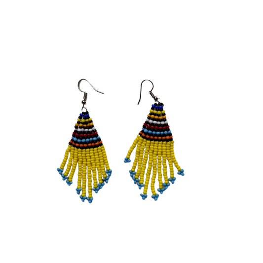 Yellow Chandelier earrings