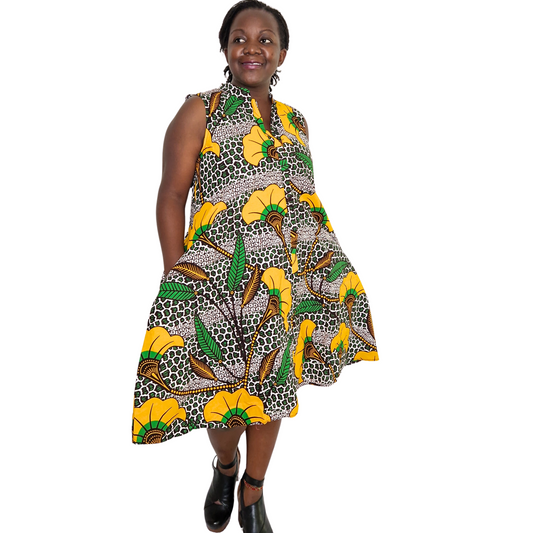Daylily sleeveless dress