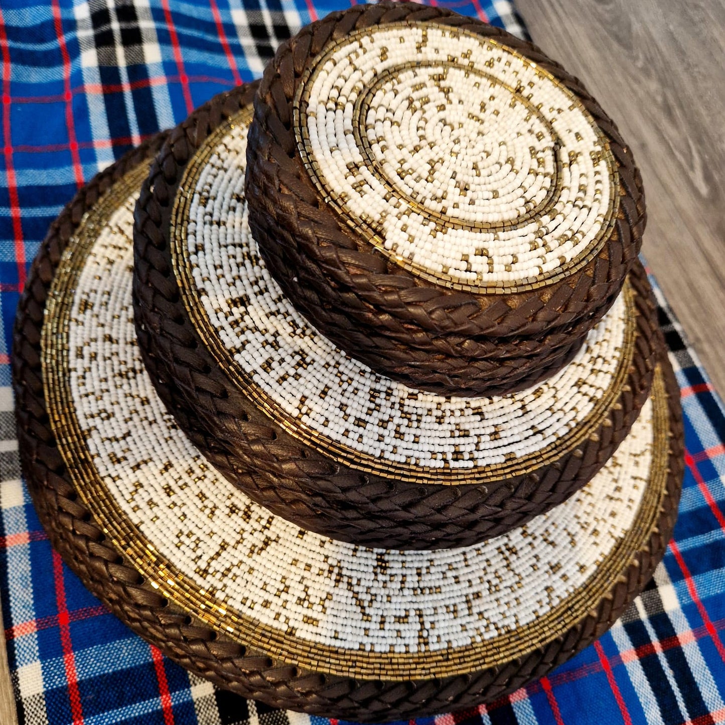 Tischsets mit Perlen