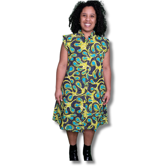 Caribbean sleeveless dress