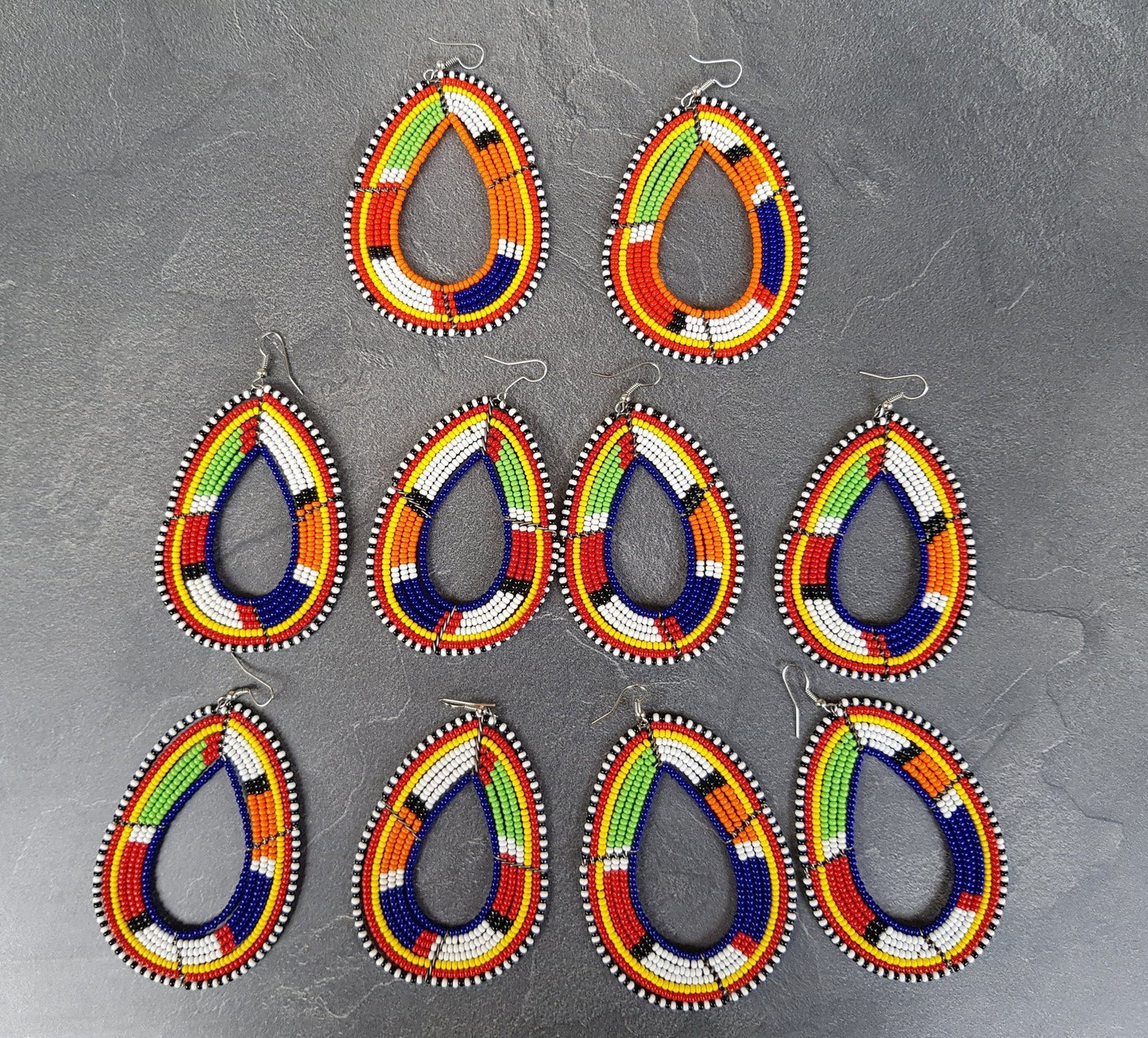 Oval earrings