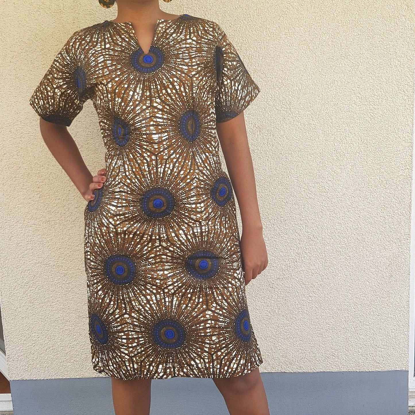 Spot-on shift dress